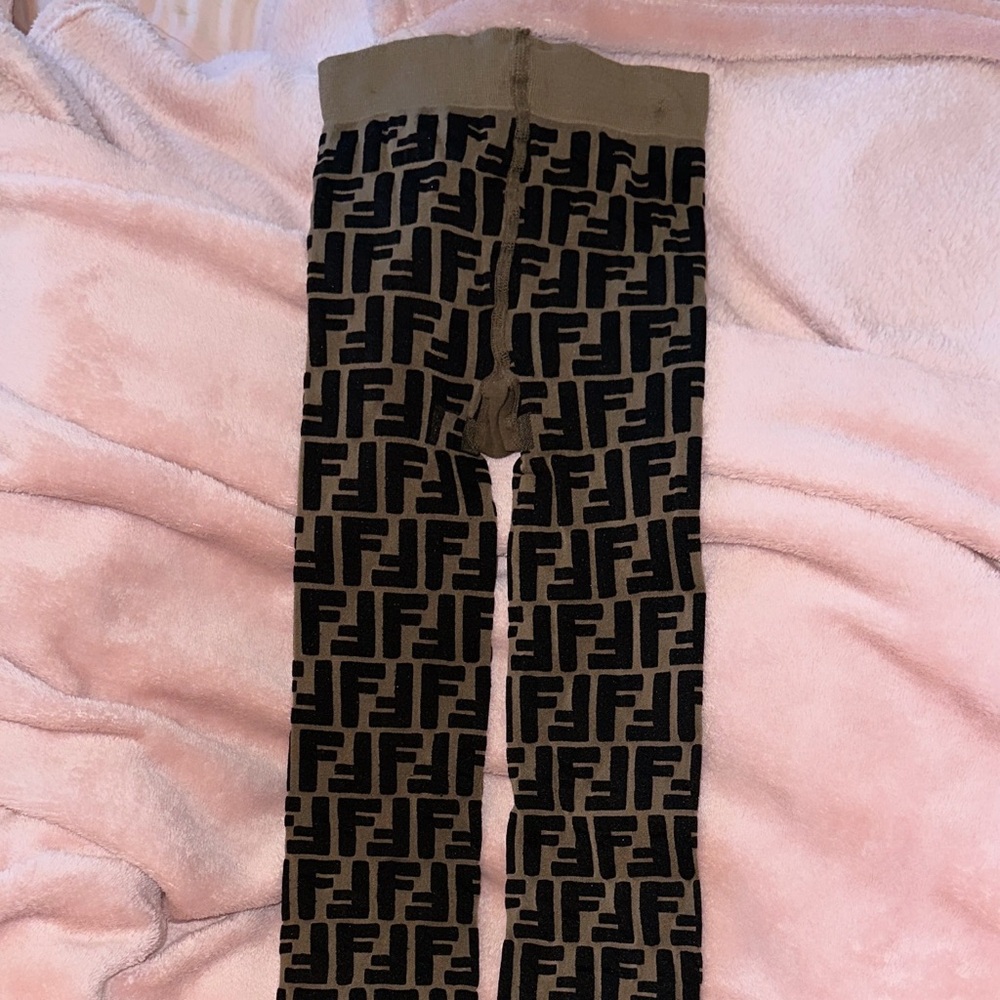 Fendi FF Print tights